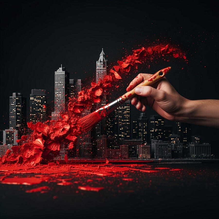 Stop waiting for the world. Paint it.