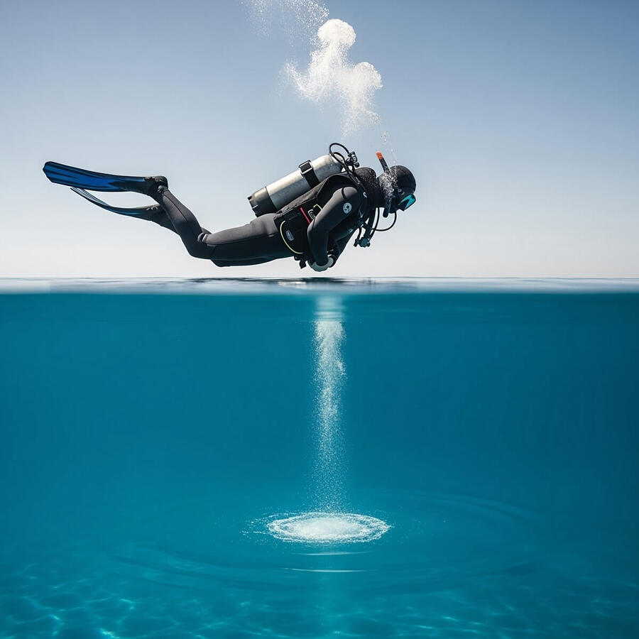What looks like falling might be the start of flight.